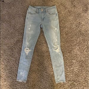 americans eagle ripped jegging